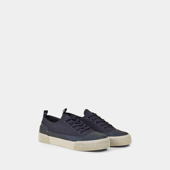 Aigle The Eco-friendly Canvas And Rubber Sneakers Women Navy ZA-01367